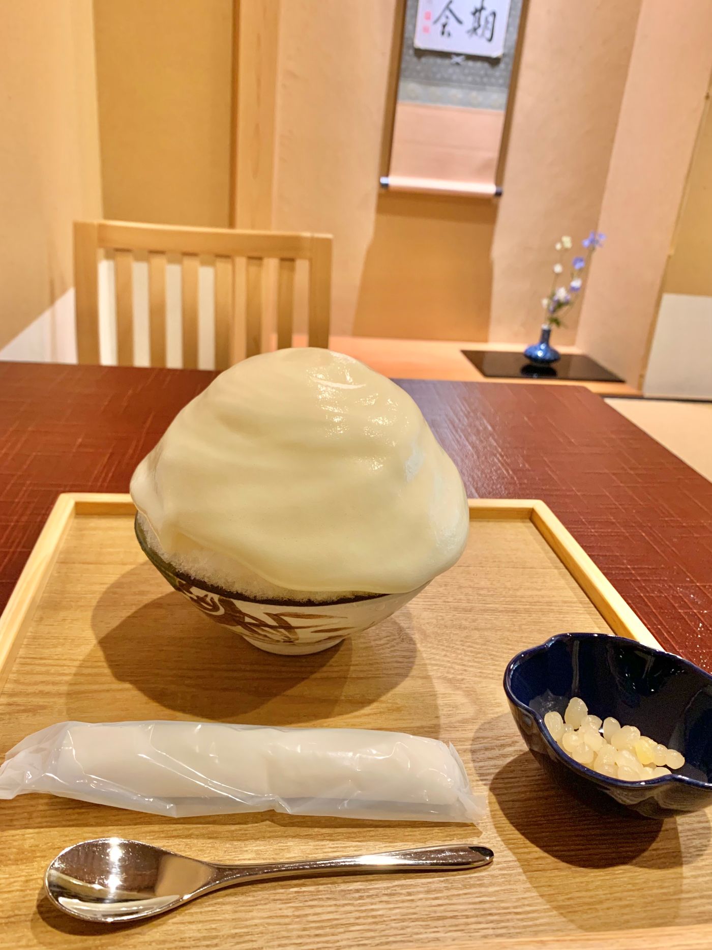 「釜炒り茶(炒茶）」綿泡冰