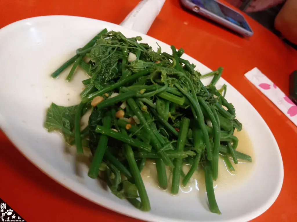 台南 梅鑫海產店 龍鬚菜 美食